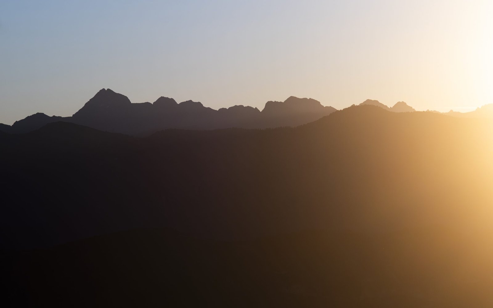 Le Gélas depuis le mont Brune, photographie de Julien Sanine